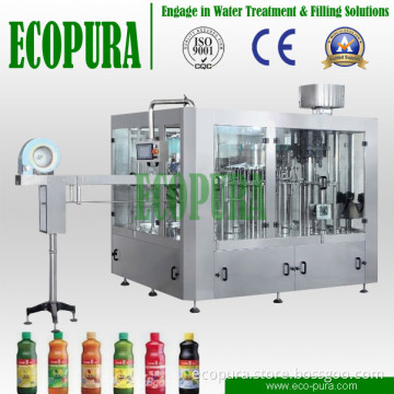 Automatic Hot Fruit Juice Beverage Bottling Filling Machine